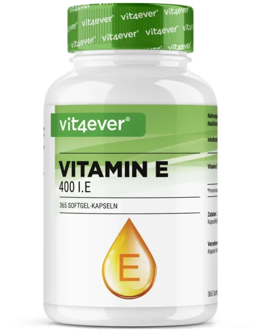 Vit4ever <br>Vitamin E 400 I.E. - 365 Kapseln
