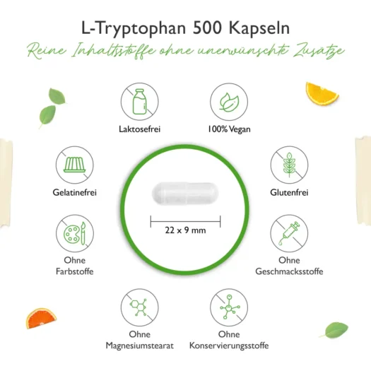Vit4ever <br>L-Tryptophan - 365 Kapseln – Bild 3