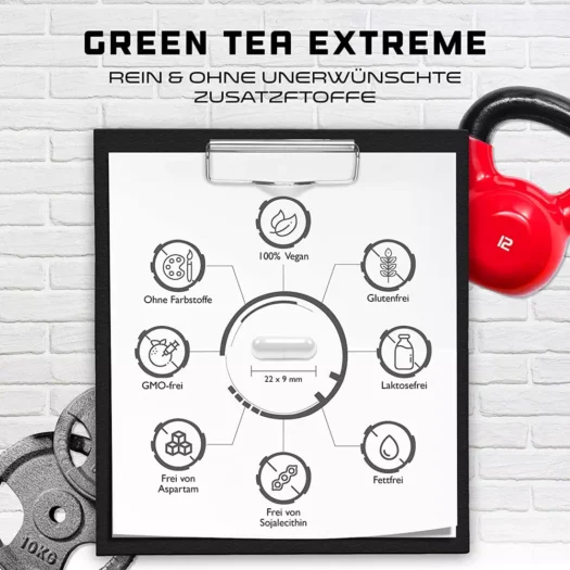 GEN <br>Green Tea Extreme - 180 Kapseln – Bild 3