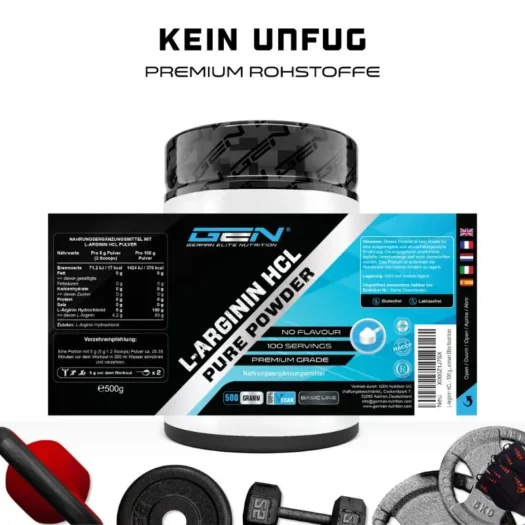 GEN <br>L-Arginin HCL - 500 g – Bild 2