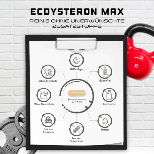 GEN <br>Ecdysteron Max - 60 Kapseln – Bild 5
