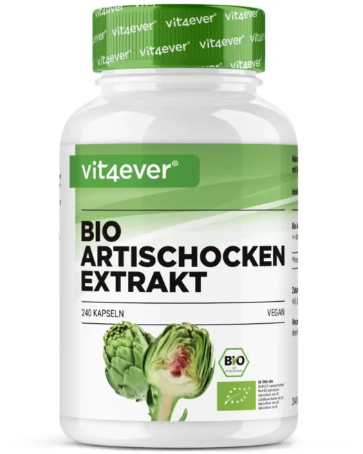 Vit4ever <br>Bio Artischocken Extrakt - 240 Kapseln