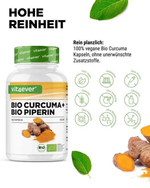Vit4ever <br>Bio Curcuma - verschiedene Mengen – Bild 4