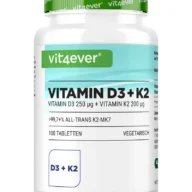 Vit4ever <br>Vitamin D3 10000 I.E. + K2 - verschiedene Mengen