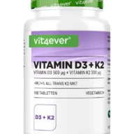 Vit4ever <br>Vitamin D3 20000 I.E. + K2 - verschiedene Mengen
