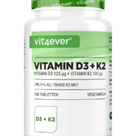 Vit4ever <br>Vitamin D3 5000 I.E. + K2 - verschiedene Mengen