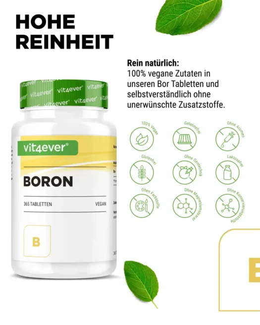 Vit4ever <br>Boron - 365 Tabletten – Bild 4