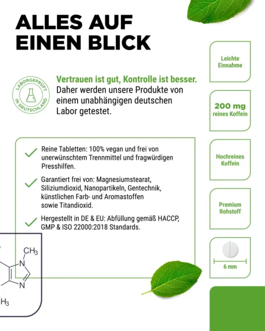 Vit4ever <br>Koffein XXL - 500 Tabletten – Bild 6