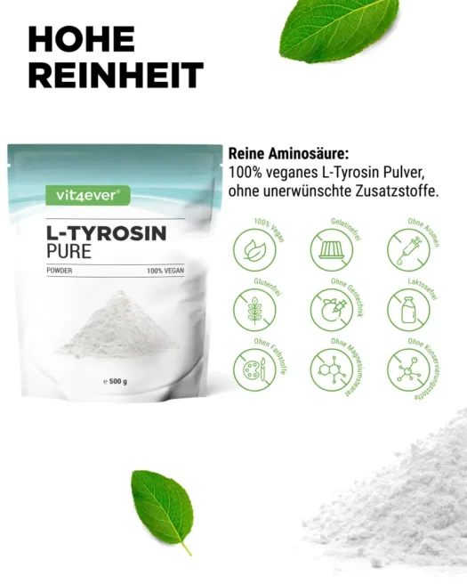 Vit4ever <br>L-Tyrosin - 500 g – Bild 4