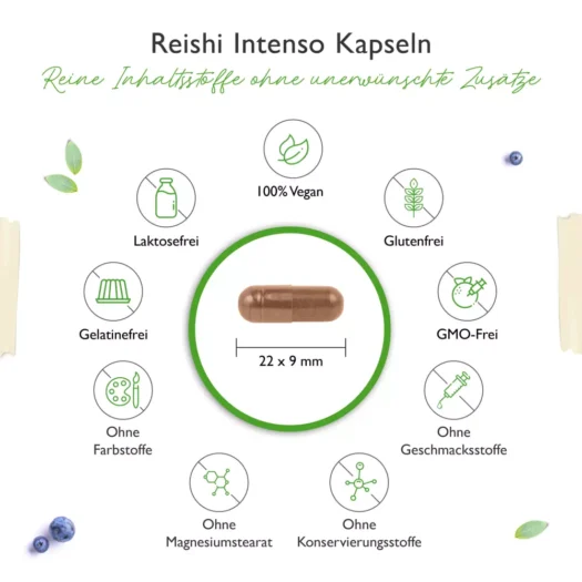 Vit4ever <br>Reishi Intenso Extrakt - 180 Kapseln – Bild 3