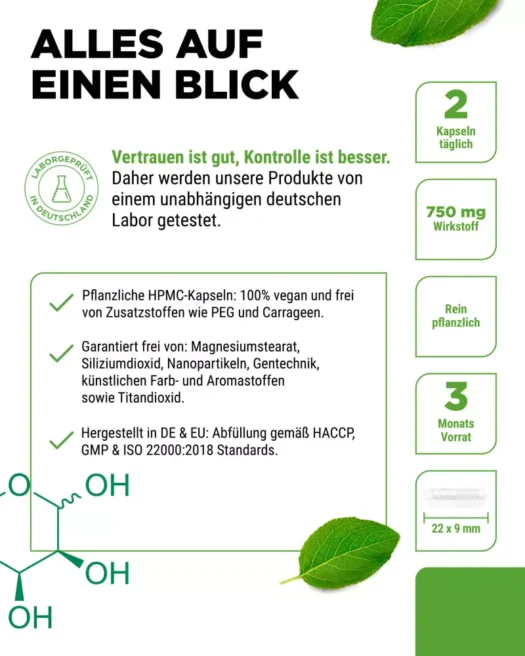 Vit4ever <br>D-Mannose - 180 Kapseln – Bild 5
