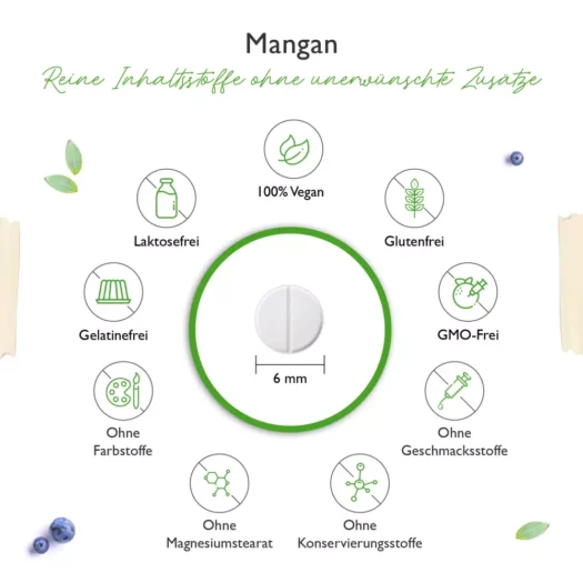 Vit4ever <br>Mangan - 365 Tabletten – Bild 3