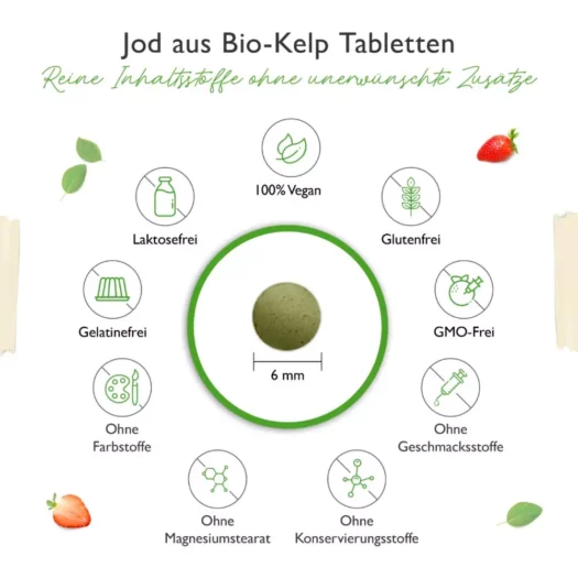 Vit4ever <br>Bio Kelp Extrakt (natürliches Jod) - 365 Tabletten – Bild 3