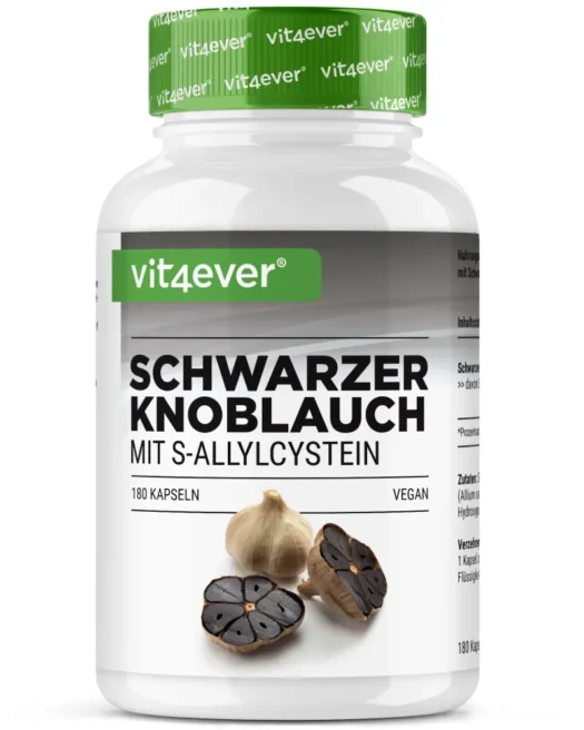 Vit4ever <br>Schwarzer Knoblauch - 180 Kapseln