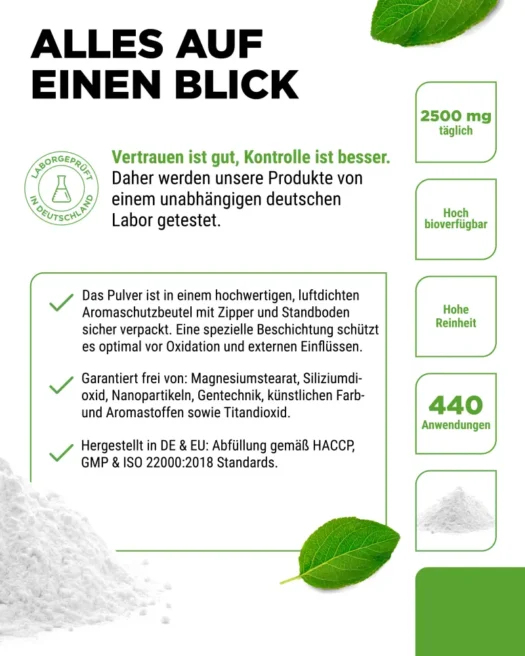 Vit4ever <br>MSM (Methylsulfonylmethan) - 1100 g – Bild 5