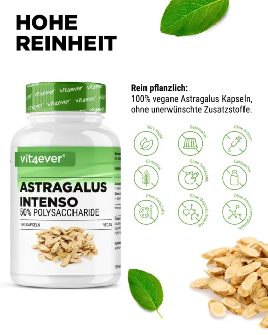 Vit4ever <br>Astragalus Intenso - 180 Kapseln – Bild 4