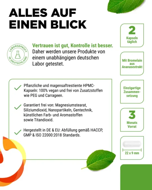 Vit4ever <br>Enzym Komplex - 180 Kapseln – Bild 6