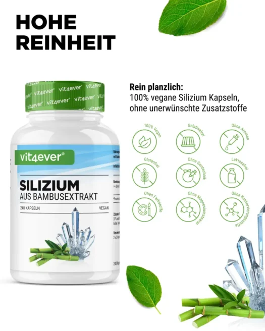 Vit4ever <br>Silizium - 240 Kapseln – Bild 4