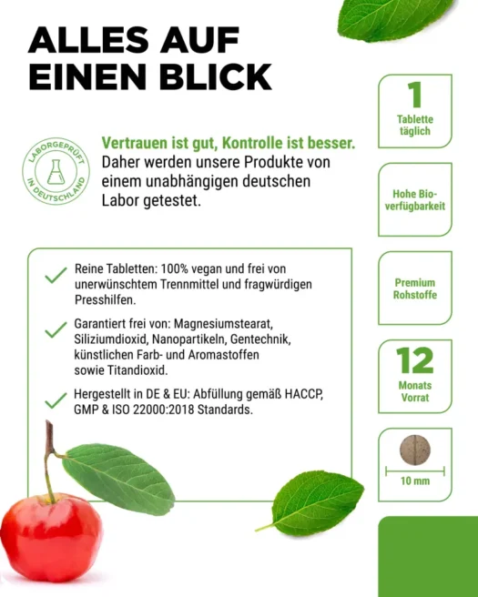 Vit4ever <br>Eisen + Vitamin C - 365 Tabletten – Bild 5