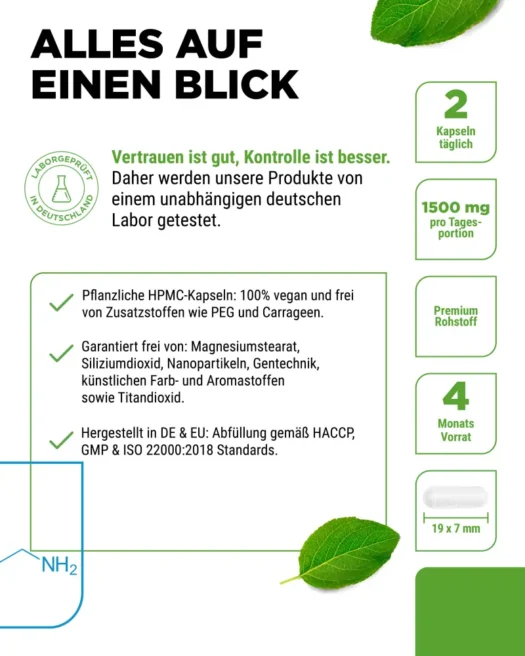 Vit4ever <br>Taurin - 240 Kapseln – Bild 5