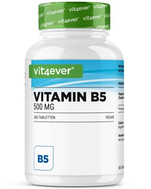 Vit4ever <br>Vitamin B5 - 365 Tabletten
