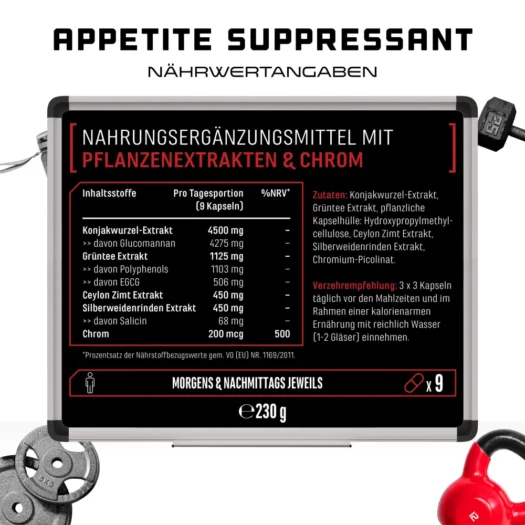 GEN <br>Appetit Control - 270 Kapseln – Bild 3