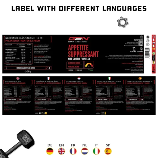 GEN <br>Appetit Control - 270 Kapseln – Bild 5