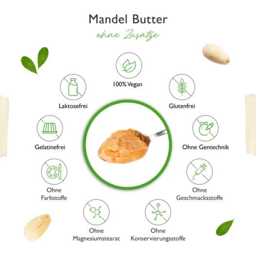 Vit4ever <br>Mandelmus weiß - 1000 g – Bild 5