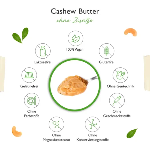Vit4ever <br>Cashew Butter Smooth - 1000 g – Bild 5