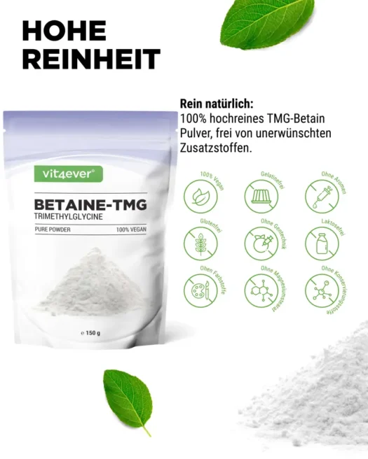 Vit4ever <br>Betain Pulver - 150 g – Bild 4