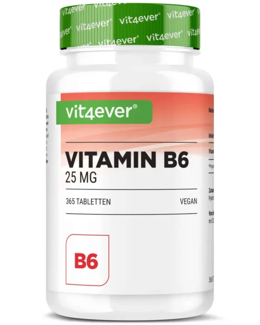 Vit4ever <br>Vitamin B6 - 365 Tabletten