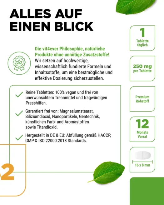 Vit4ever <br>Vitamin B2 - 365 Tabletten – Bild 5