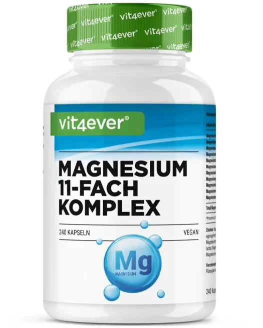 Vit4ever <br>Magnesium 11-fach Komplex - 240 Kapseln