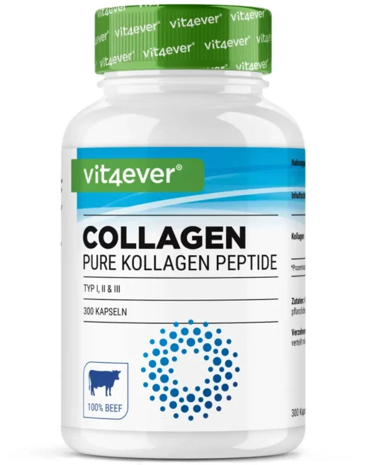 Vit4ever <br>Kollagen Peptide - 300 Kapseln